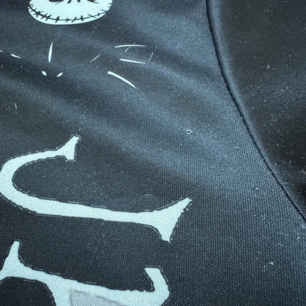 Jack Skellington Men's Hoodie‎ Black White Size Small Nightmare Before Christmas - Picture 6 of 9